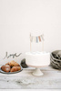 Topper na tort - Girlanda Flagietkowa - 20 cm