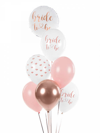  Balon foliowy - Bride To Be - Biały - 45cm 