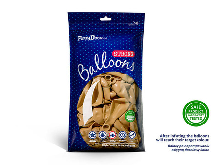 Balony Strong 30cm - Metallic Gold - 25 szt.